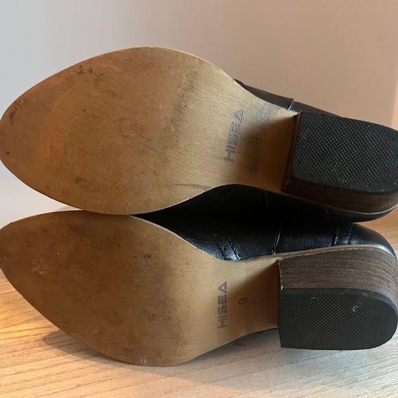 HISEA Black Western Cowboy Boots – Women’s Size 9 - Picture 2 of 8